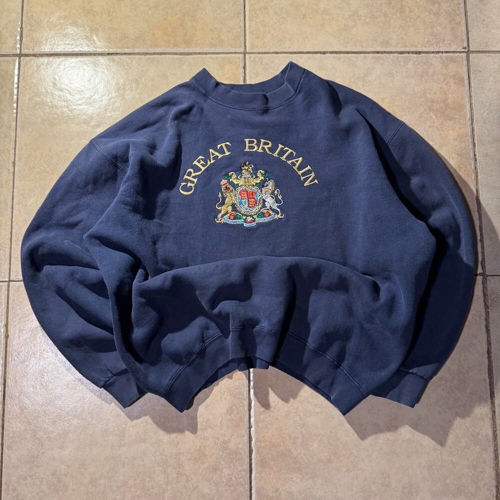 Vintage 90s great britain uefa Size XL in Mens Crewneck